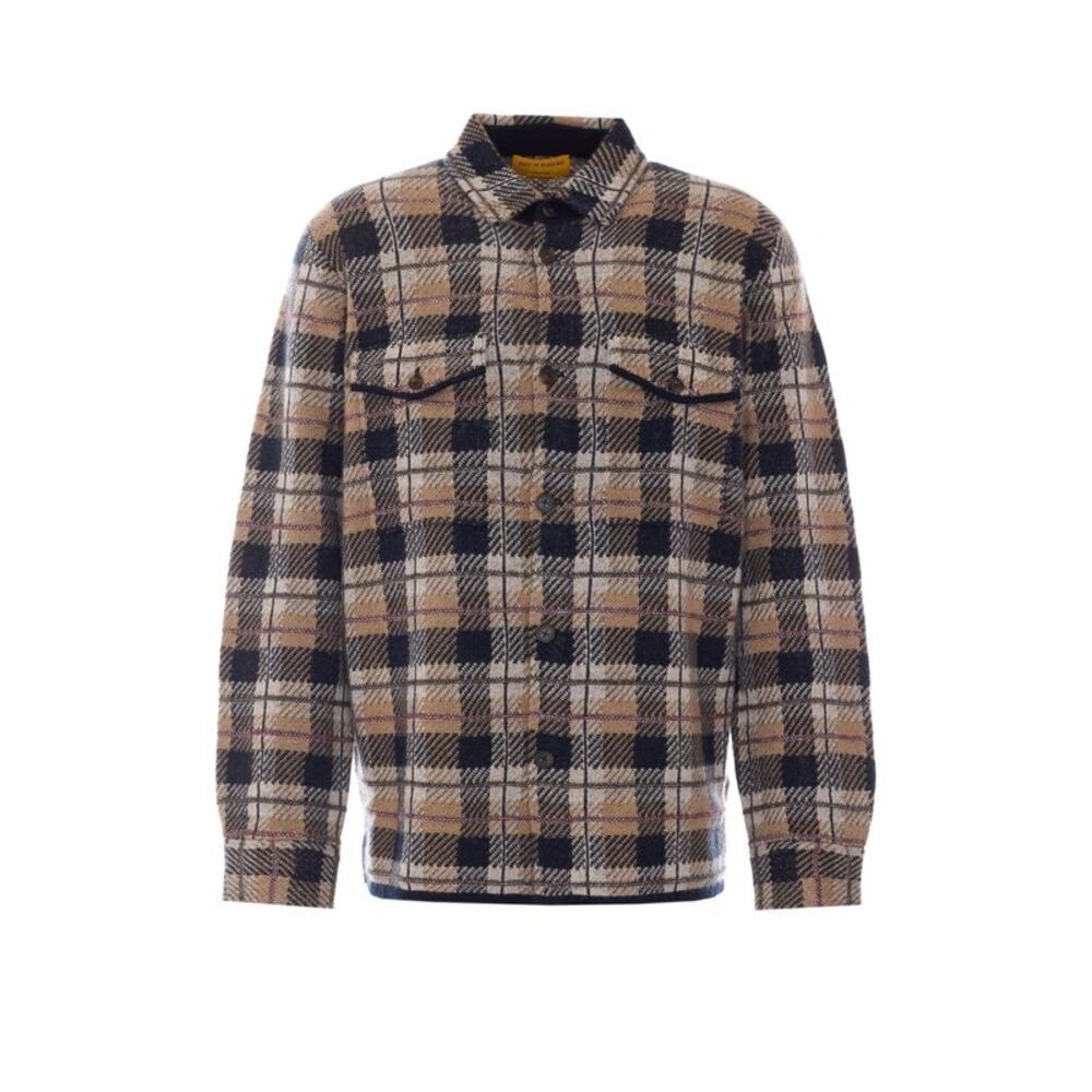 Guest In Residence Men Plaid Work Shirt